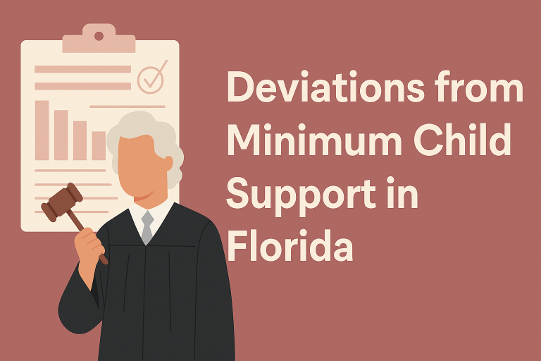 Deviations from Minimum Child Support in Florida
