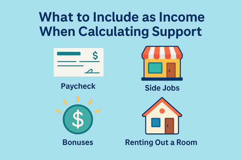 What to Include as Income When Calculating Support