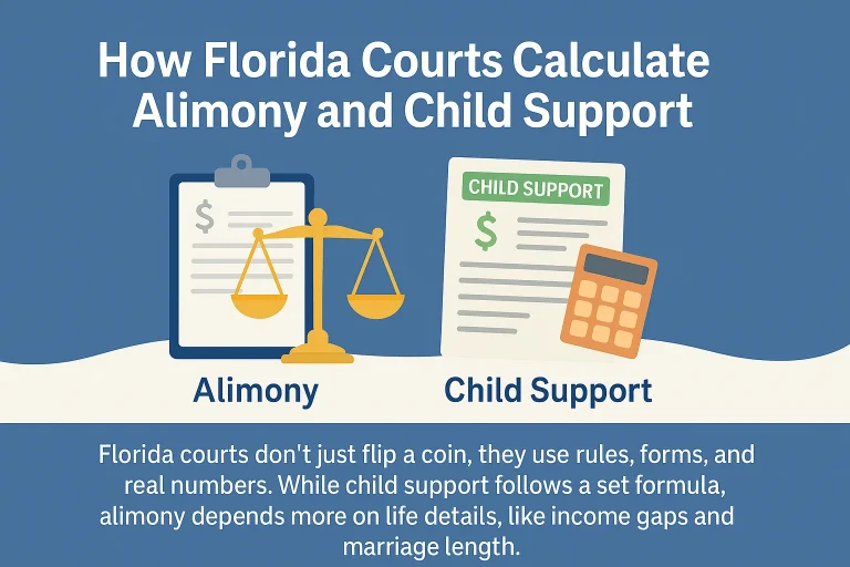 How Florida Courts Calculate Alimony and Child Support