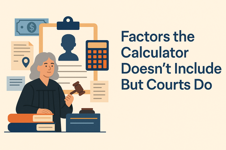 Factors the Calculator Doesn’t Include But Courts Do