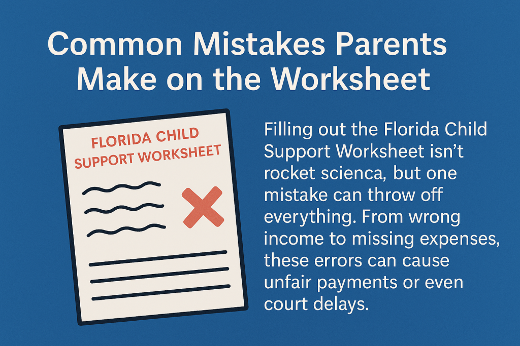 Common Mistakes Parents Make on the Worksheet