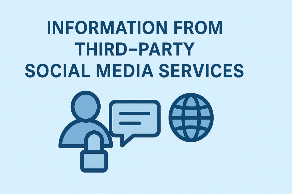 Information from Third-Party Social Media Services