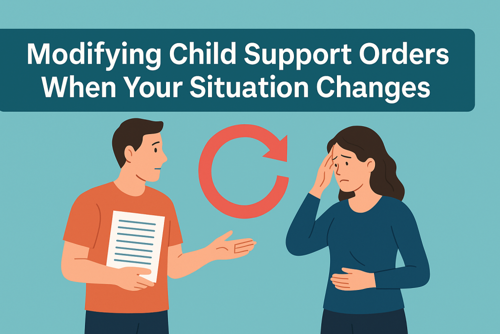 Modifying Child Support Orders When Your Situation Changes