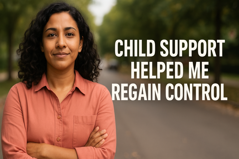 Child Support Helped Me Regain Control
