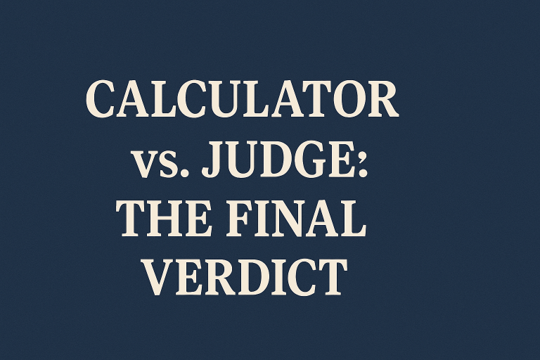 Calculator vs. Judge: The Final Verdict